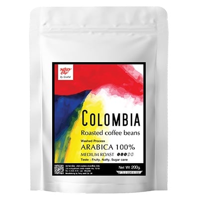 เมล็ดกาแฟคั่ว โคลอมเบีย NATUR CAFA  อาราบิก้า 100% (คั่วกลาง)_1